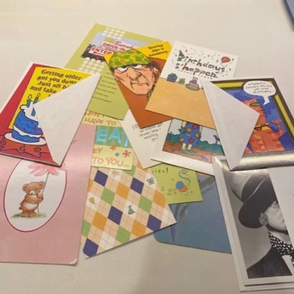 Assorted birthday Cards 